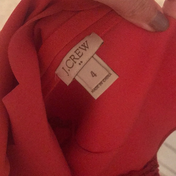 Coral Scalloped J Crew Dress - Picture 3 of 3